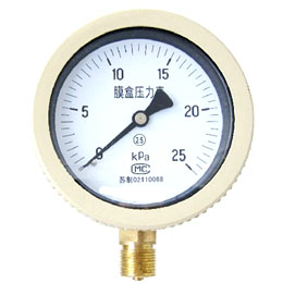 Capsule pressure gauge